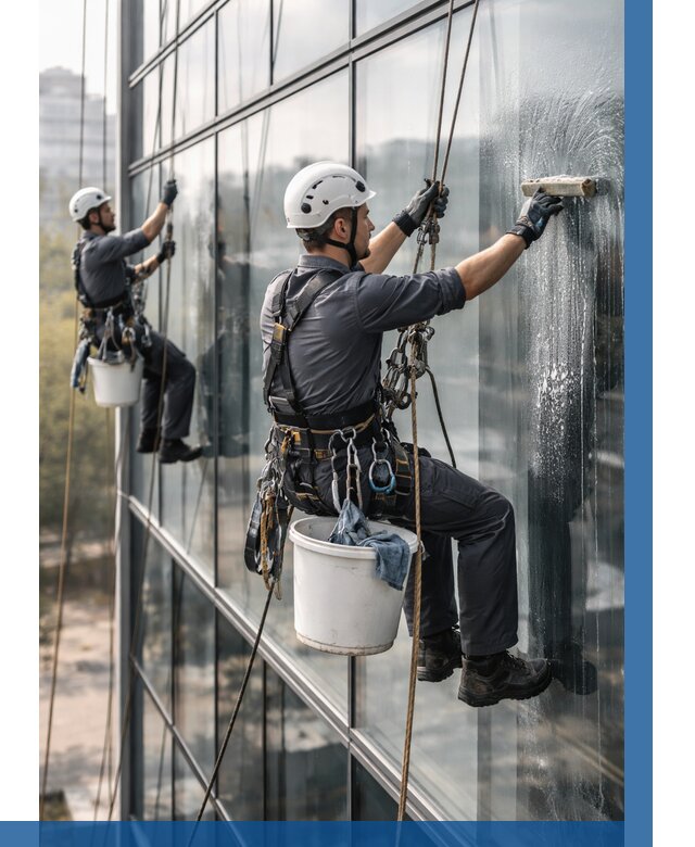 Мойка сплошного остекления в Хабаровске, заказать от 309 р.| ВЫСОТНИК-Хбр