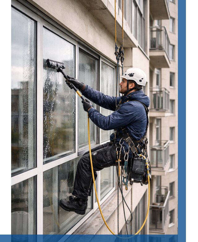 Мойка балконного остекления в Хабаровске от 3601 р. | ВЫСОТНИК-Хбр