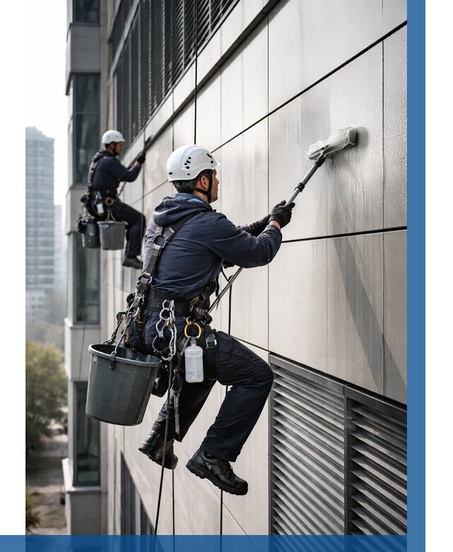 Мойка вентилируемого фасада в Хабаровске от 257 р. | ВЫСОТНИК-Хбр