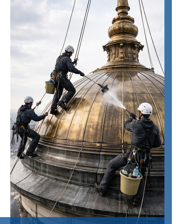 Мойка куполов и шпилей в Хабаровске от 8230 р. - заказать | ВЫСОТНИК-Хбр