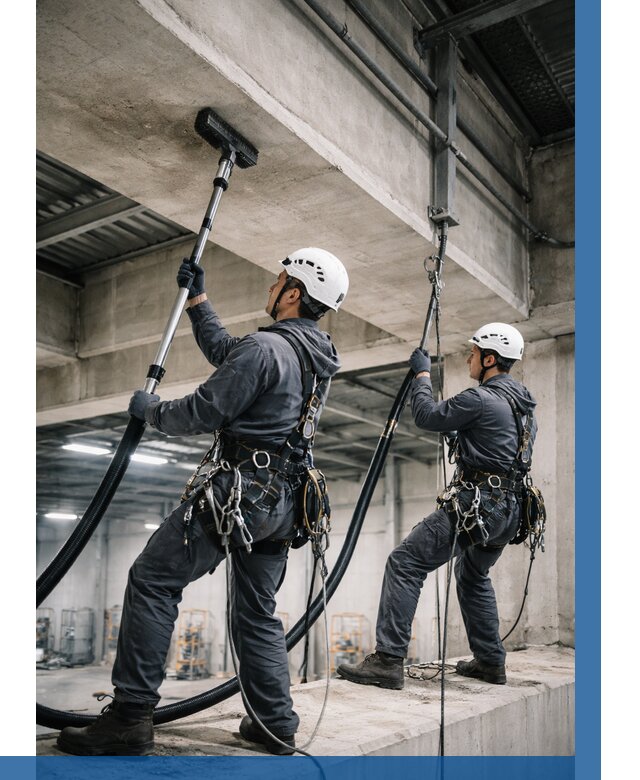 Обеспыливание потолочных конструкций в Хабаровске от 257 р. |ВЫСОТНИК-Хбр