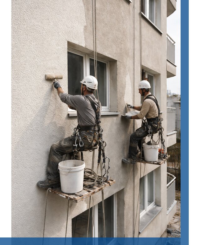 Нанесение короеда на фасад в Хабаровске от 463 р. | ВЫСОТНИК-Хбр