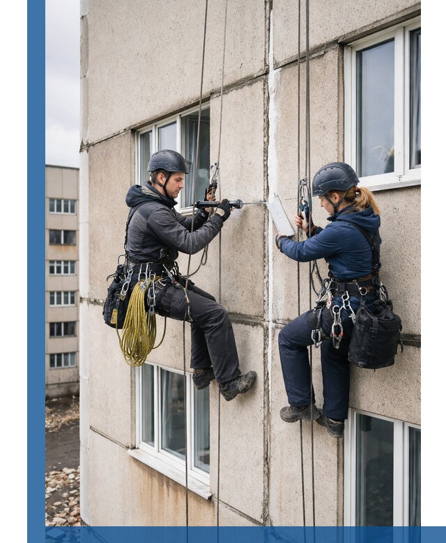 Герметизация межпанельных швов тёплым швом в Хабаровске