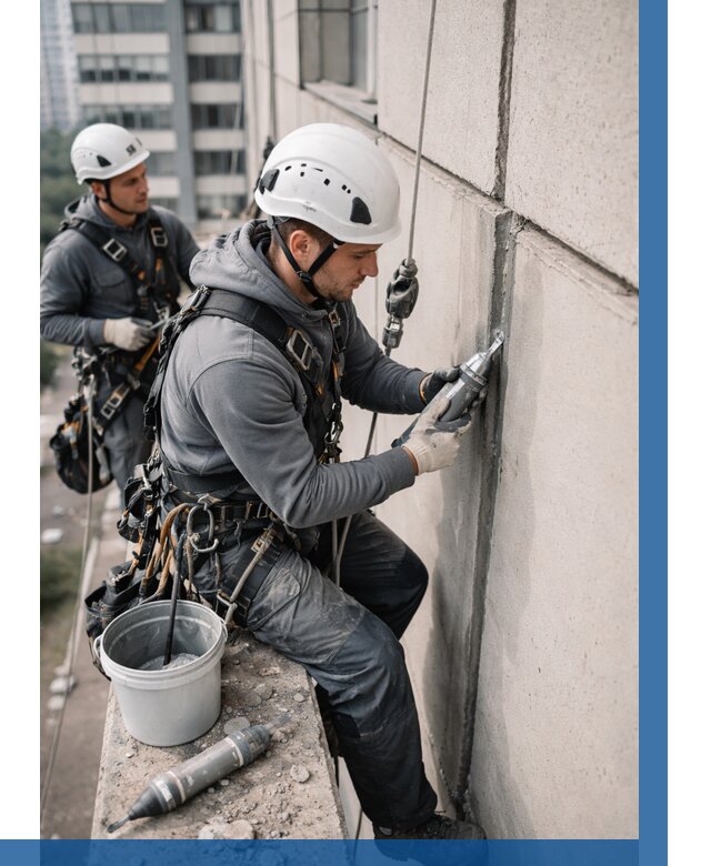 Ремонт деформационных швов здания в Хабаровске от 1029 р. | ВЫСОТНИК-Хбр