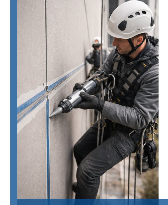 Герметизация стыков фасадных панелей в Хабаровске качественно и быстро