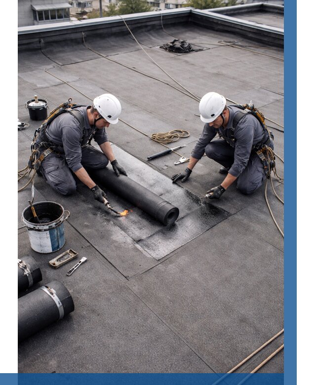 Ремонт мягкой кровли под ключ в Хабаровске от 720 р. | ВЫСОТНИК-Хбр