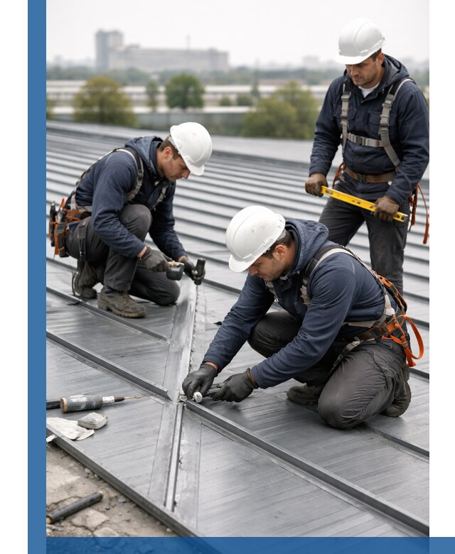 Ремонт фальцевой кровли в Хабаровске срочно и качественно