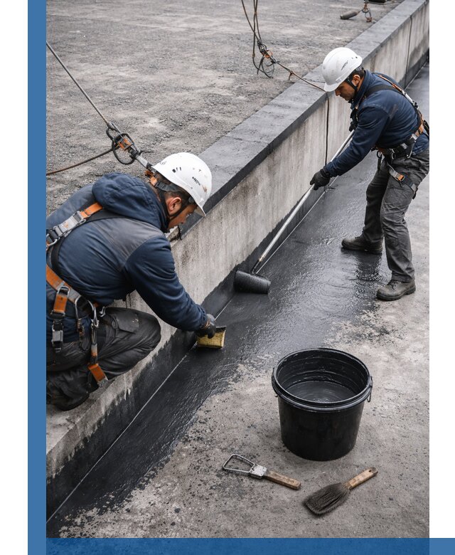 Гидроизоляция кровли жидкой резиной профессионально в Хабаровске