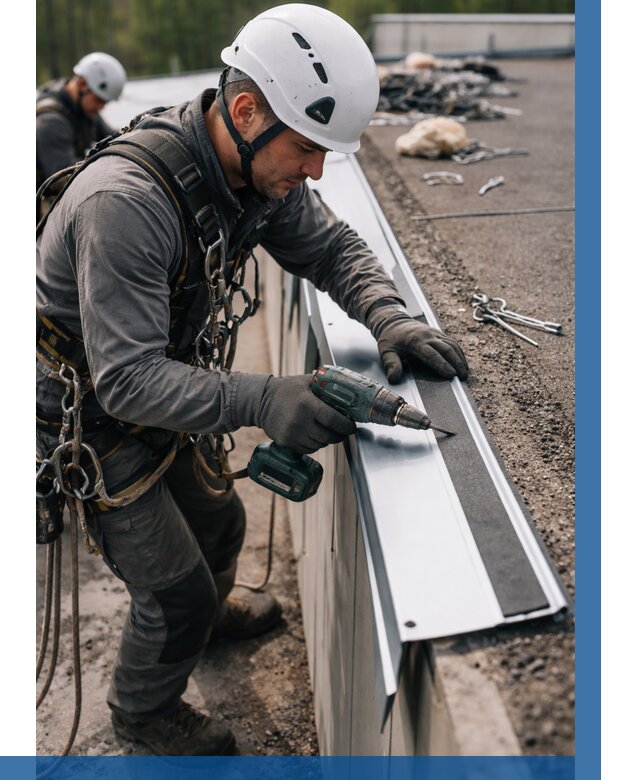 Монтаж капельника на кровле в Хабаровске от 309 р. | ВЫСОТНИК-Хбр