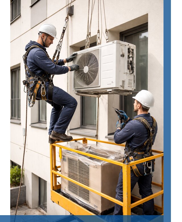 Демонтаж внешнего блока кондиционера в Хабаровске от 3601 р. | ВЫСОТНИК-Хбр