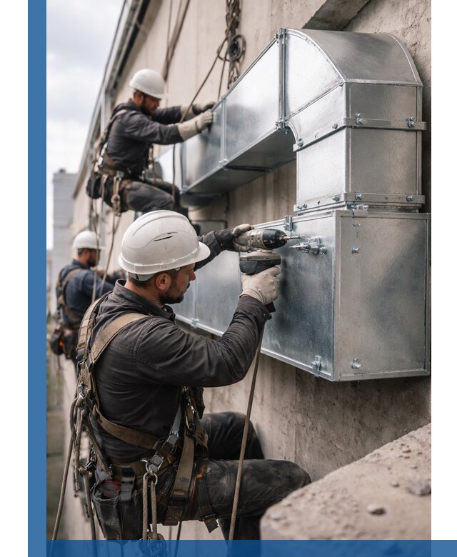 Профессиональный монтаж вентиляционных коробов в Хабаровске под ключ