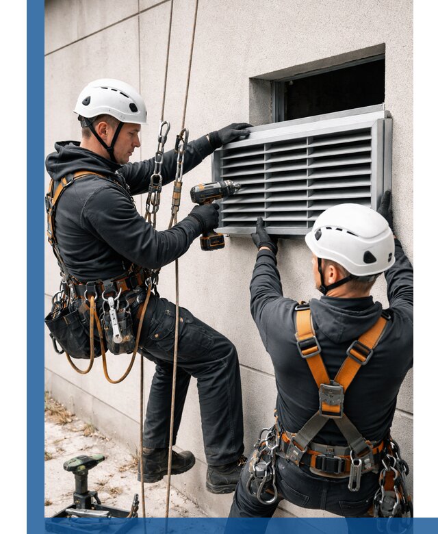 Монтаж вентиляционных решеток в Хабаровске профессиональный сервис