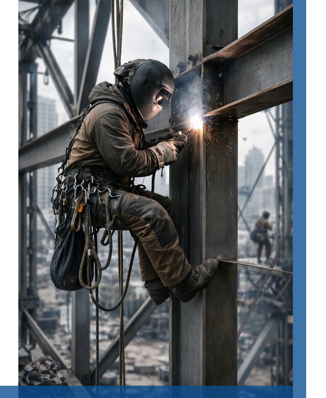 Высотные сварочные работы в Хабаровске от 3601 р. | ВЫСОТНИК-Хбр