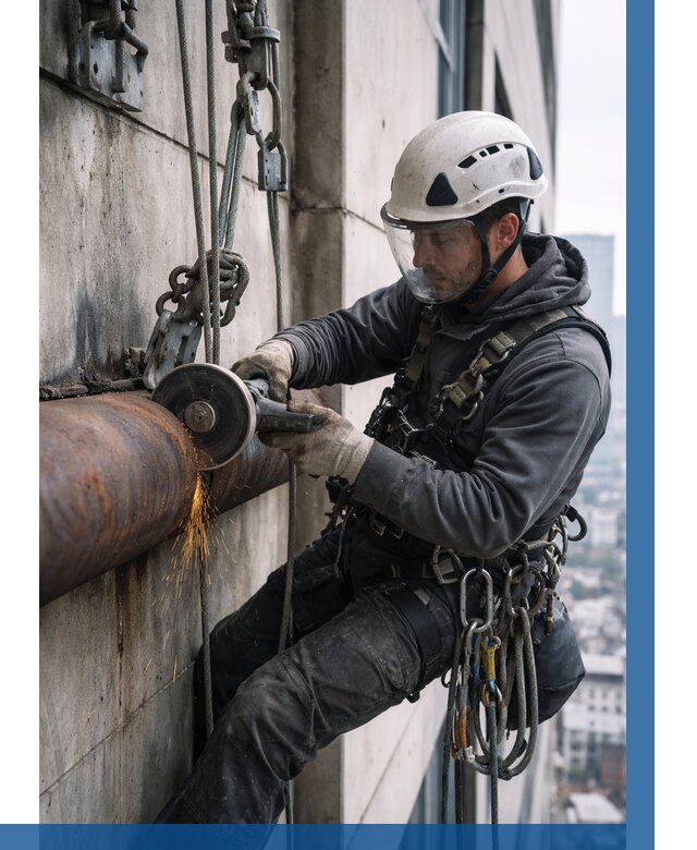 Резка металла на высоте в Хабаровске по цене от 4630 р. | ВЫСОТНИК-Хбр