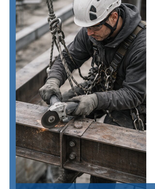 Резка металла на высоте в Хабаровске для зданий и конструкций