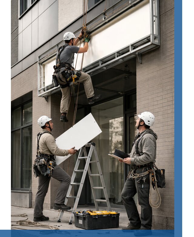 Монтаж светового короба в Хабаровске от 6687 р. | ВЫСОТНИК-Хбр