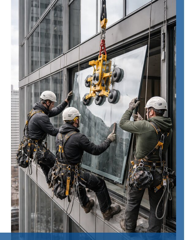 Фасадное остекление зданий под ключ в Хабаровске от 10288 р. | ВЫСОТНИК-Хбр