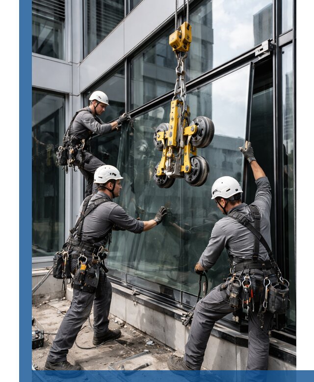 Структурное остекление фасадов в Хабаровске монтаж и обслуживание