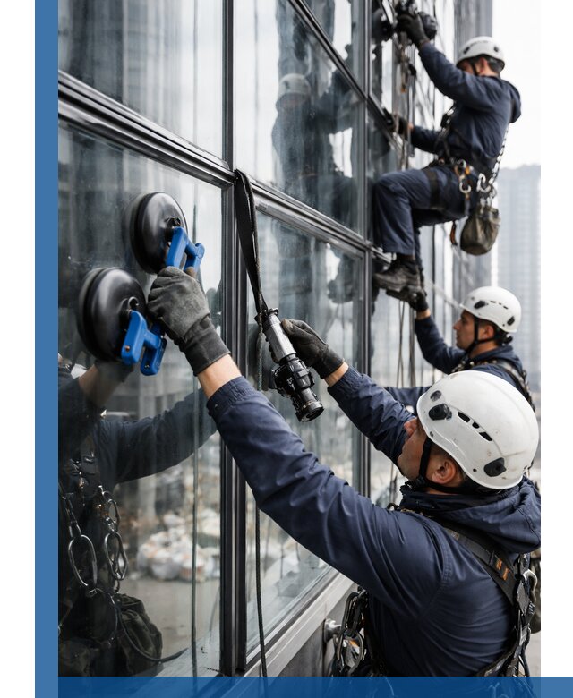 Радиусное остекление фасадов под ключ в Хабаровске с гарантиями