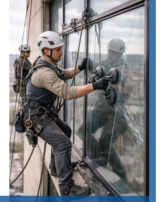 Замена стекла в витраже в Хабаровске под ключ от 8745 р. | ВЫСОТНИК-Хбр