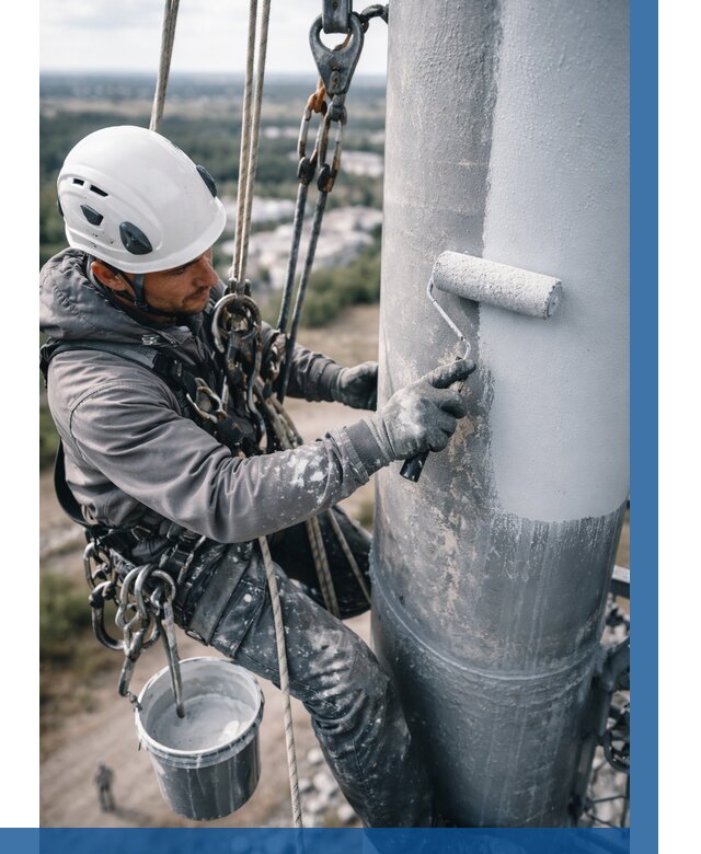 Покраска мачт связи под ключ в Хабаровске от 874 р. | ВЫСОТНИК-Хбр
