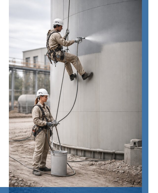 Покраска резервуаров в Хабаровске от 1235 р. | ВЫСОТНИК-Хбр — заказать