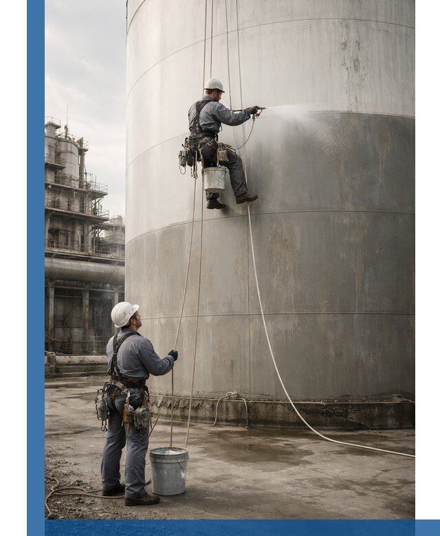 Покраска стальных резервуаров и емкостей в Хабаровске профессионально