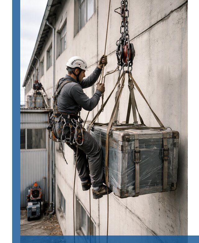 Подъем грузов на высоту в Хабаровске для промышленных объектов