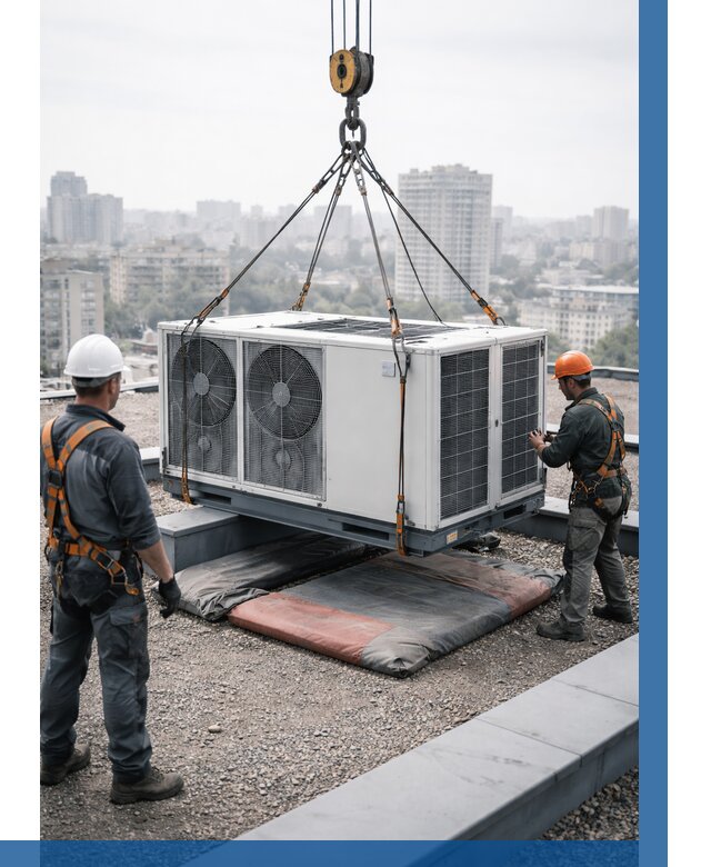 Подъем груза на крышу в Хабаровске от 5144 р. | ВЫСОТНИК-Хбр заказать