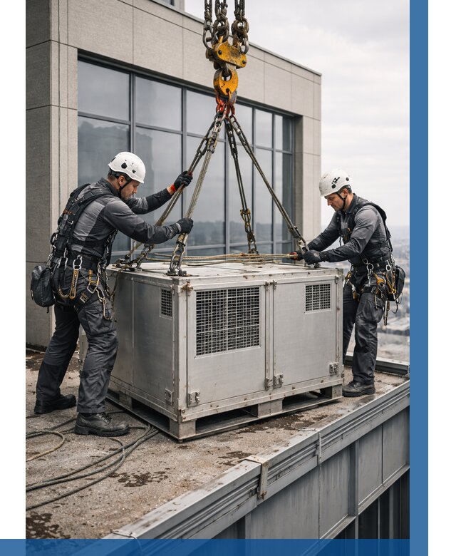 Такелажные работы на высоте в Хабаровске от 8230 р. | ВЫСОТНИК-Хбр