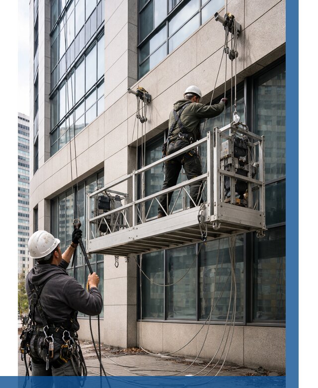 Монтаж и подъем фасадной люльки в Хабаровске от 12346 р. | ВЫСОТНИК-Хбр