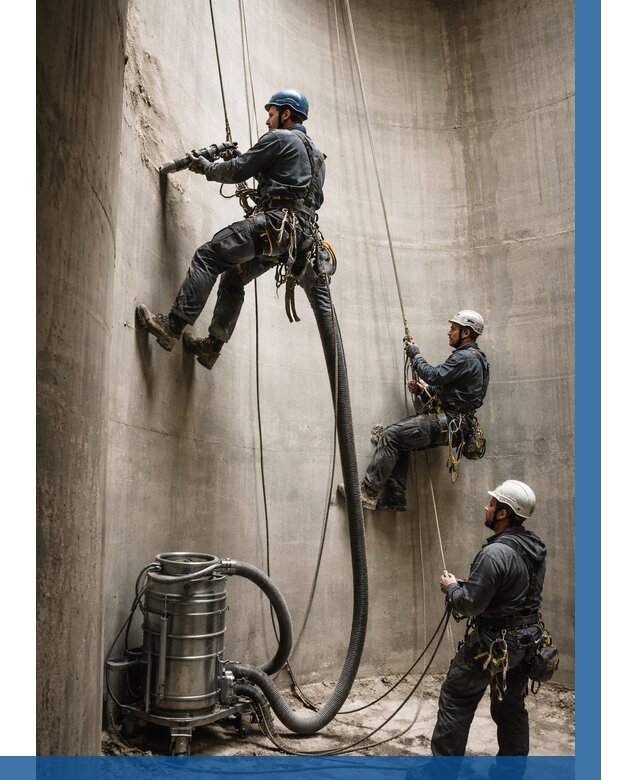 Зачистка силосов в Хабаровске от 4630 р. Договор и смета ВЫСОТНИК-Хбр