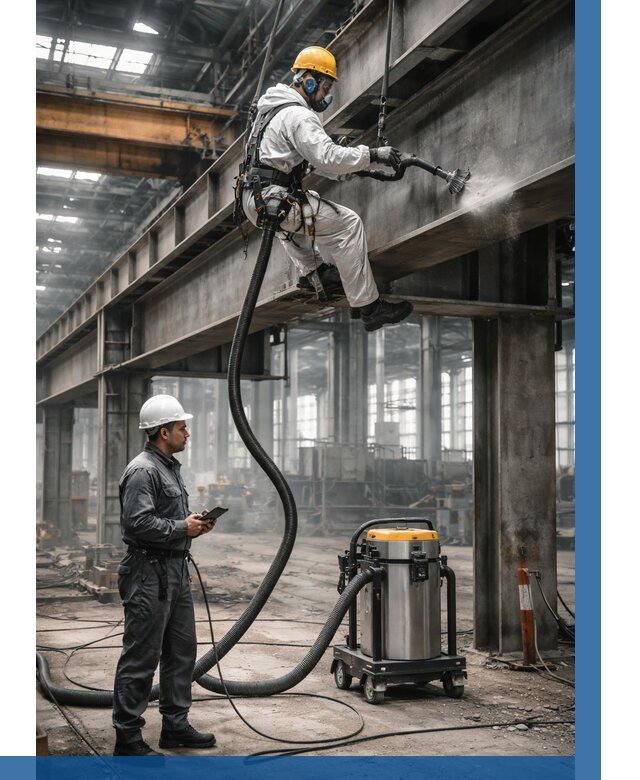 Обеспыливание конструкций в цехе в Хабаровске от 4321 р. | ВЫСОТНИК-Хбр