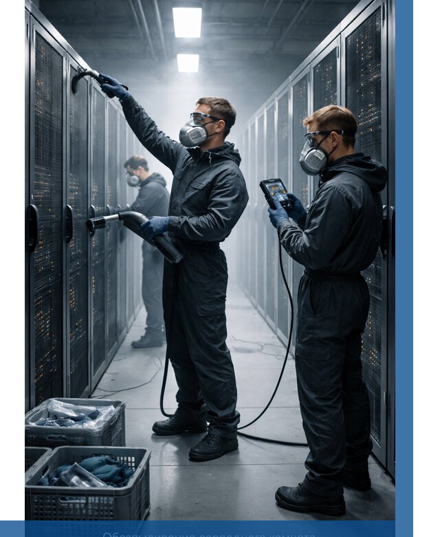 Обеспыливание серверной комнаты в Хабаровске от 4630 р. | ВЫСОТНИК-Хбр