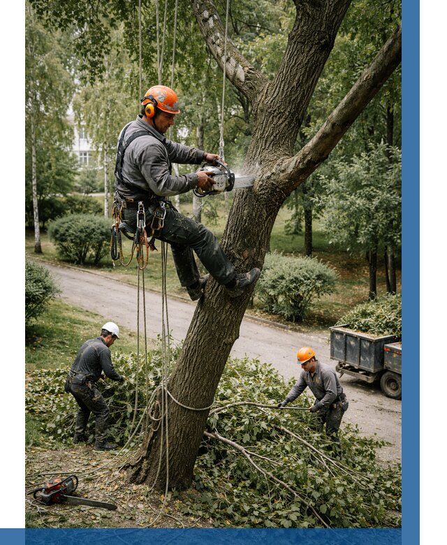 Кронирование деревьев в Хабаровске от 6687 р. | ВЫСОТНИК-Хбр