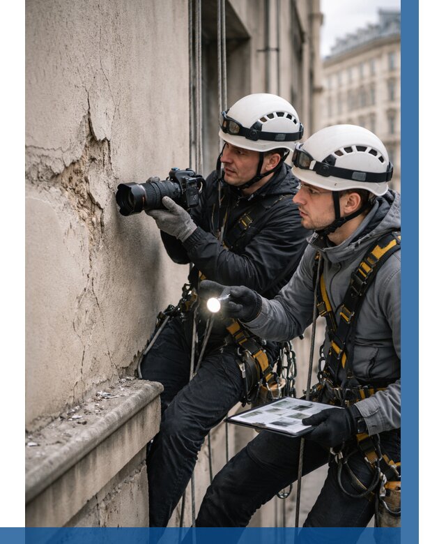 Фотофиксация дефектов фасада в Хабаровске от 4630 р. | ВЫСОТНИК-Хбр