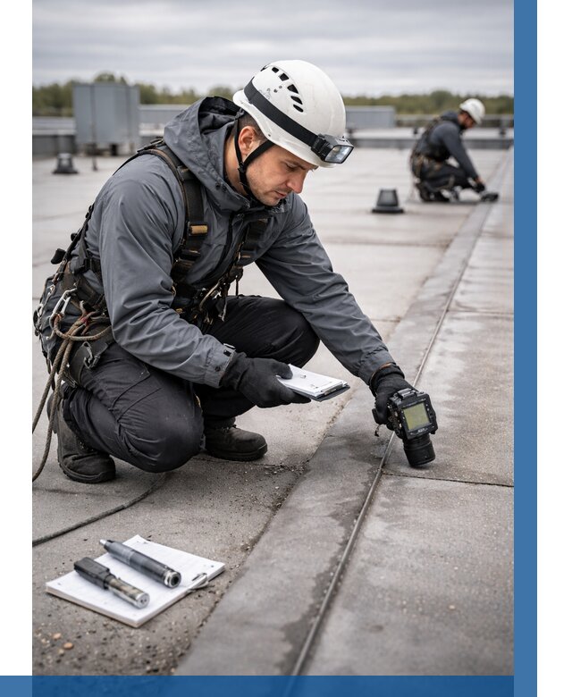 Обследование кровли на протечки в Хабаровске от 4630 р. | ВЫСОТНИК-Хбр