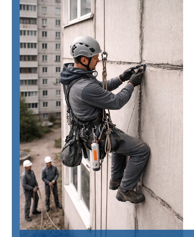Обследование межпанельных швов и герметизация в Хабаровске