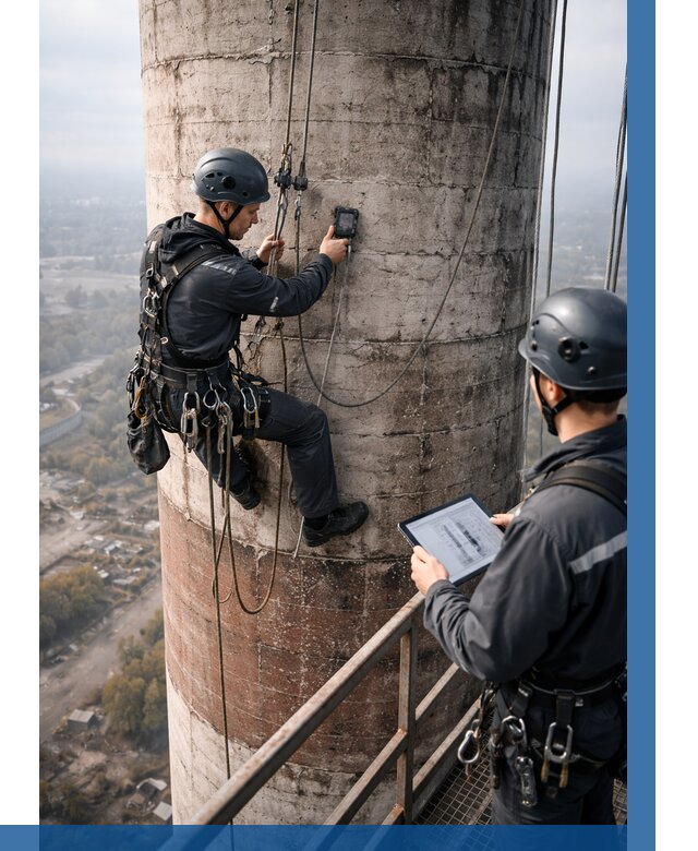 Обследование дымовой трубы в Хабаровске от 8230 р. | ВЫСОТНИК-Хбр