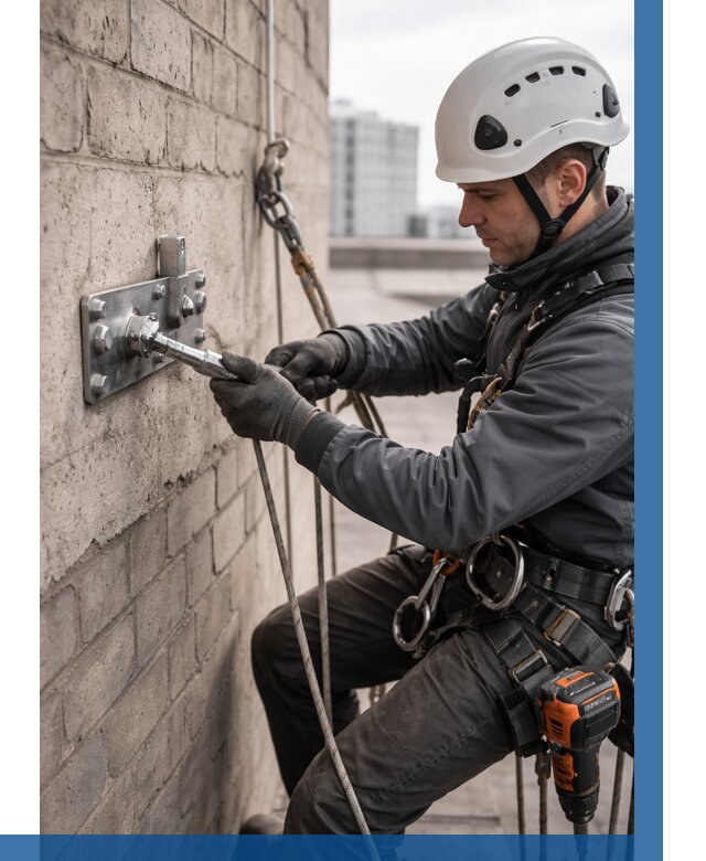 Установка анкерных точек в Хабаровске от 3601 р. | ВЫСОТНИК-Хбр